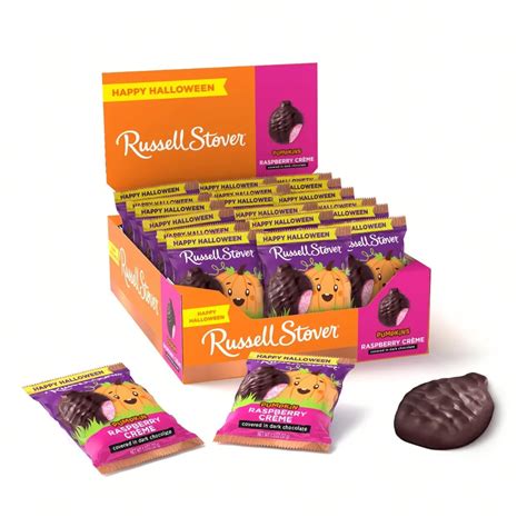 Russell Stover Halloween Dark Chocolate Raspberry Crème