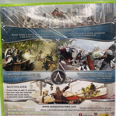 Assassin S Creed Brotherhood Special Edition Microsoft Xbox 360