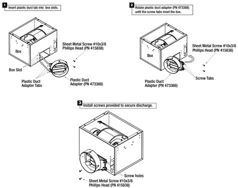 Greenheck Sp A Ceiling Exhaust And Inline Fans User Guide