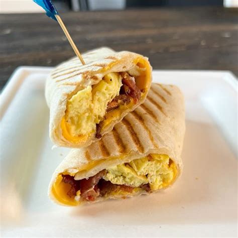 Bacon Egg Cheese Wrap Oakmont Bakery