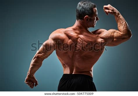 Back View Torso Attractive Male Body Foto Stock Shutterstock