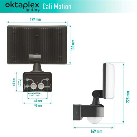 Oktaplex Led Au Enstrahler Mit Sensor Cali Ip K Warmwei W