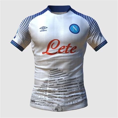 Napoli X Umbro Scampia Away Kit Concept FIFA 23 Kit Creator Showcase