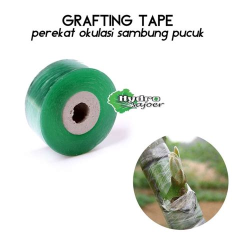 Grafting Tape Plastik Okulasi Sambung Pucuk Tanaman 2 Cm Lazada