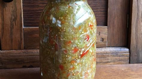 Green Tomato Relish Recipe | Allrecipes Salsa Canning Recipes, Canning ...