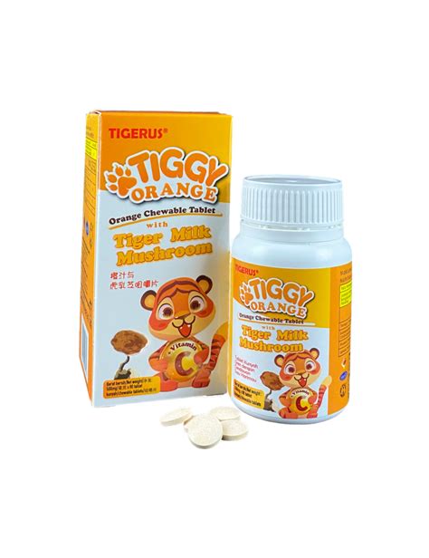 Tigerus Tiggy Orange Chewable Tablets