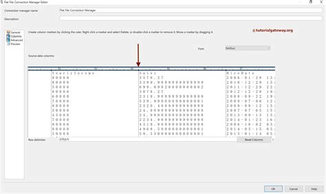 Ssis Load Ragged Right Fixed Width File Data To Sql Server