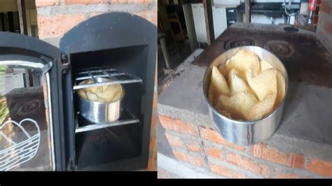 FAZER BISCOITO MONTANHA RUSSA DE POLVILHO FEITO NO FORNO A LENHA