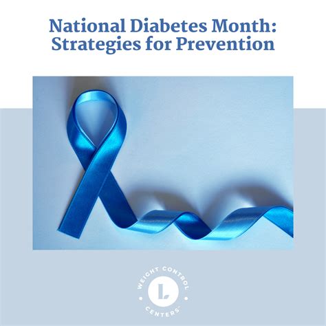 National Diabetes Awareness Month: Strategies For Prevention - Livea