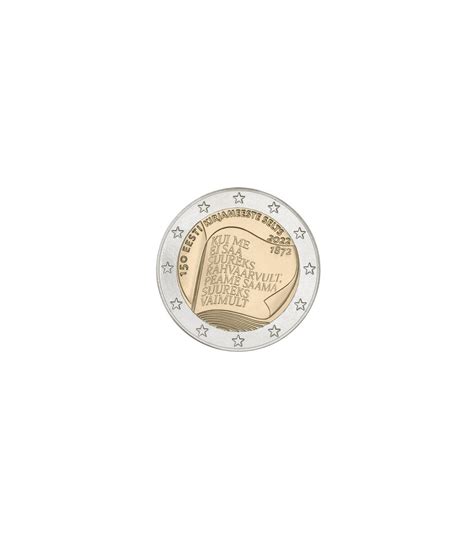 The Two Euro Coin Commemorating The 150th Anniversary Of The Society Of