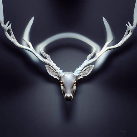 Stag Made From Diamonds Crystalline Regal Sleek Midjourney Openart