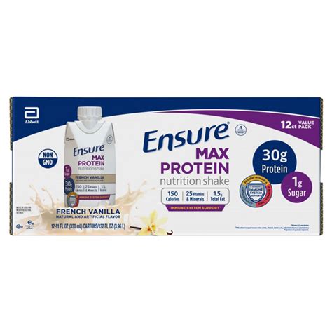 Save On Ensure Max Protein Nutrition Shake French Vanilla Value Pack