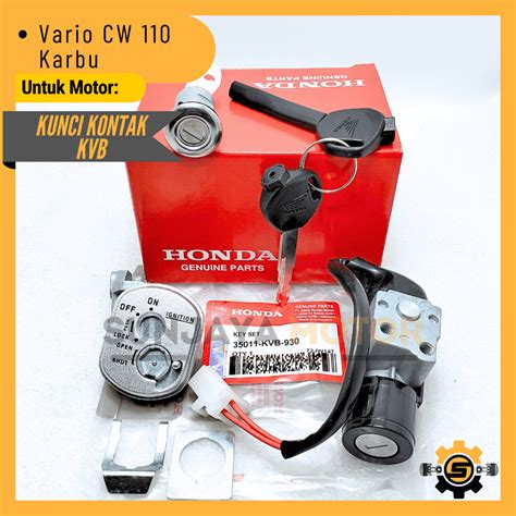 Jual Kunci Kontak Set Kvb Keyset Original Honda Vario Cw Karbu