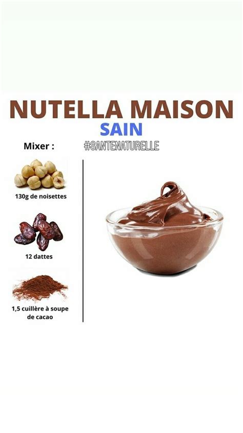 Épinglé par ROSE HELENE sur NUTELLA MAISON en 2022 Recettes de