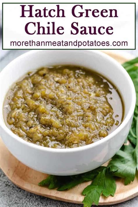 Hatch Green Chile Sauce