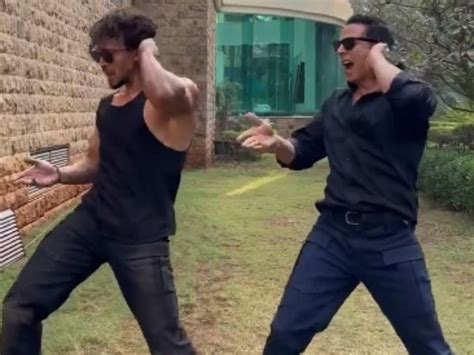 Tiger Shroff Dances To Main Khiladi From Selfiee With Akshay Kumar