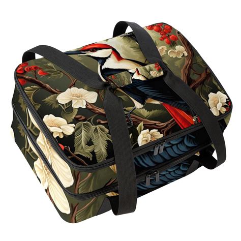 Woodpecker Dual Compartment Insulated Lunch Bag With Large Capacity