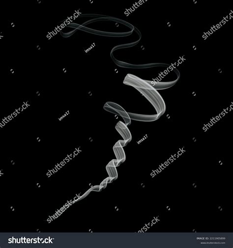 White Smoke Over Black Background Overlay Stock Photo 2211905899 ...