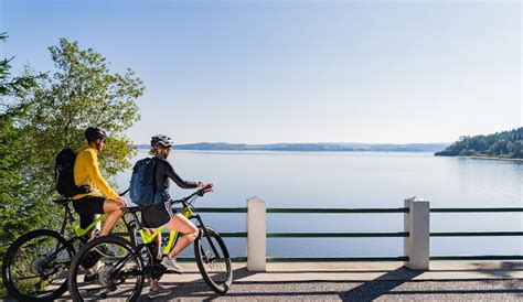 Moldaustausee Radroute In Aigen Schl Gl