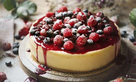 Cheesecake de Frutas Vermelhas Receitas Práticas