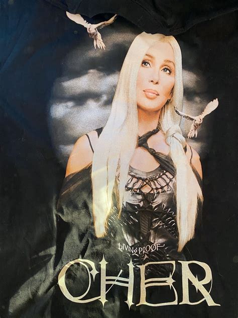 Cher Living Proof Tour 2002 Farewell Tour T-Shirt Bla… - Gem