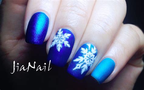 30 Snowflake Christmas Nail Designs Page 7 Of 30 Seshell Blog