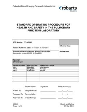 Fillable Online Robarts Clinical Imaging Research Laboratories Standard