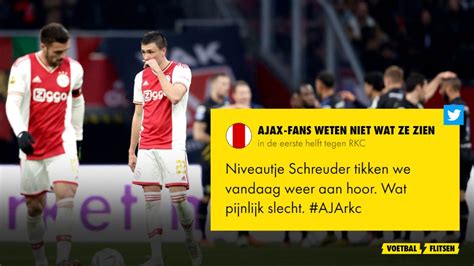 Ajax Op Achterstand Tegen Rkc Fans Weten Niet Wat Ze Zien