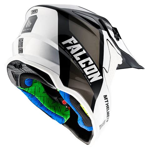 Casco Mt Falcon Warrior Blanco Brillo V Cascos