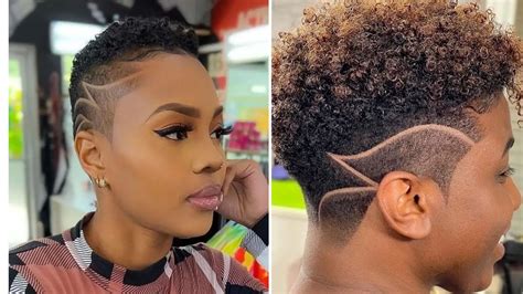 Black Mohawk Fade Haircut Women