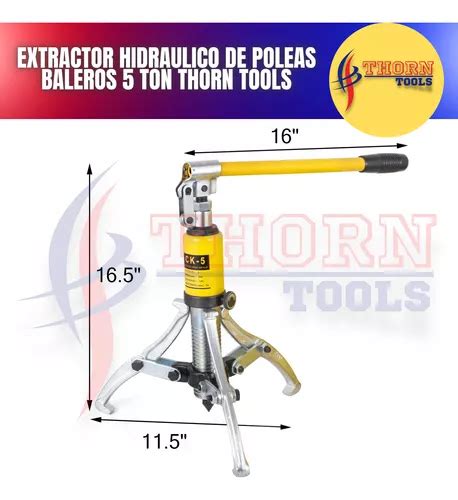 Extractor Hidraulico De Poleas Baleros 5 Ton Thorn Tools En Venta En