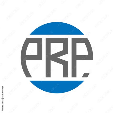 PRP letter logo design on white background. PRP creative initials circle logo concept. PRP ...