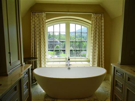 Accents On Windows: Beautiful Master Bathroom Window Treatments using ...