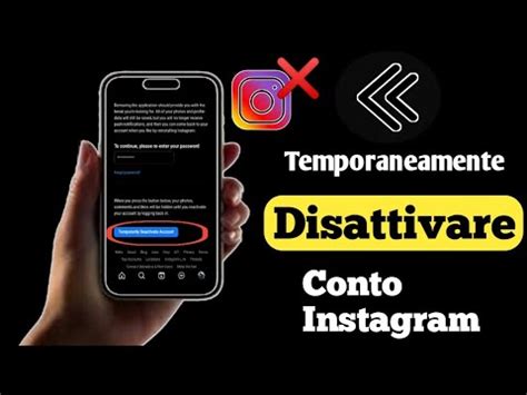 Come Disattivare Temporaneamente L Account Instagram 2023 YouTube