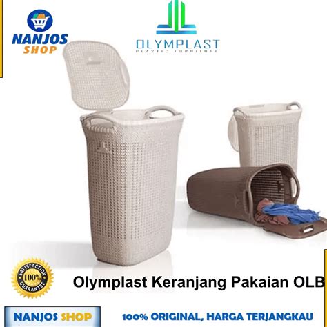 Jual Lu Olymplast Keranjang Laundry Cucian Baju Plastik Rotan