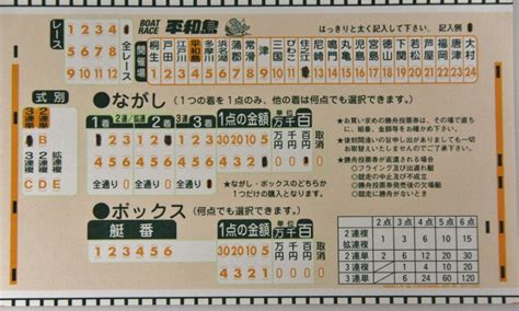 舟券の買い方 自動発払機 ボートレース平和島 ピースターブログ