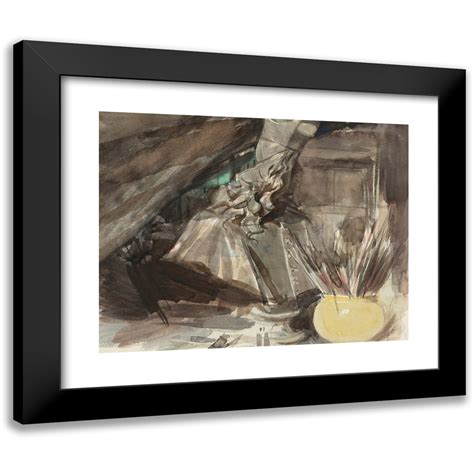 Giovanni Boldini 24x20 Black Modern Framed Museum Art Print Titled - A ... 