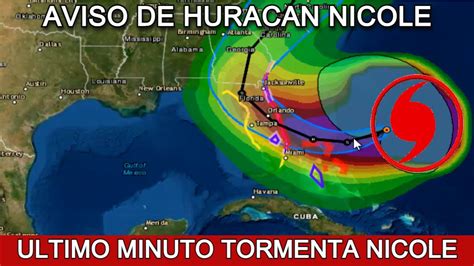 TORMENTA TROPICAL NICOLE EN EL ATLÁNTICO FLORIDA GOLFO DE MÉXICO