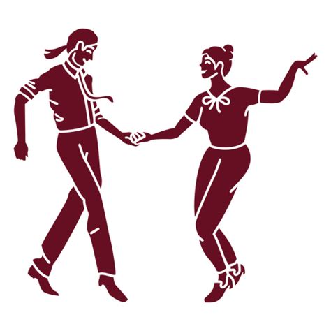 Ballroom Elegant Dancing Silhouette Png Design