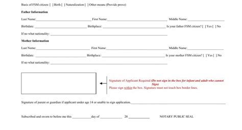 Fsm Passport Application Form ≡ Fill Out Printable Pdf Forms Online