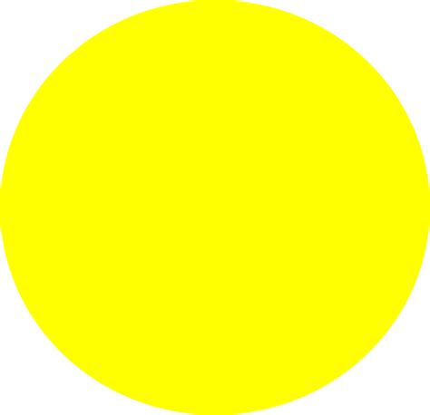 Yellow Circle Clip Art at Clker.com - vector clip art online, royalty ...