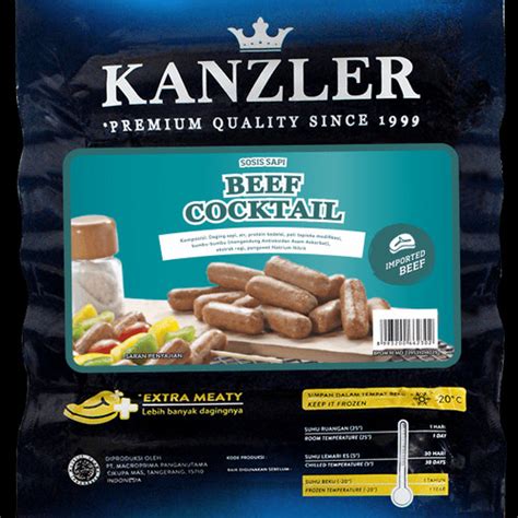 Jual Kanzler Beef Cocktail Sausage Sosis Sapi Kanzler Gram