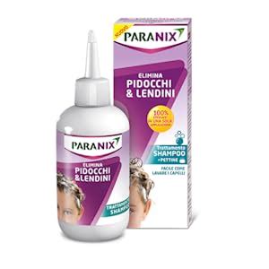 Paranix Shampoo Trattamento Per Eliminare Pidocchi E Lendini Ml