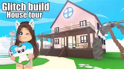 Touring This Beautiful Glitch Build House In Adopt Me Roblox Youtube