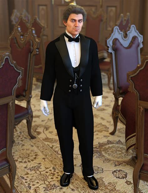 dForce Victorian Butler For Genesis 8 Males | Daz 3D