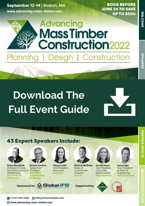 About Event Advancing Mass Timber Construction 2022