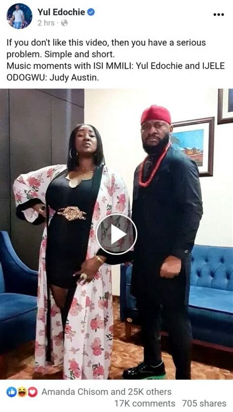 Yul Edochie Addresses Haters In New Video With Wife Judy Austin Amid