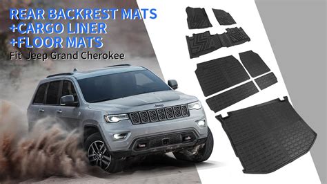 2011 2021 Jeep Grand Cherokee Backrest Matscargo Linerfloor Mats Demo Video Youtube