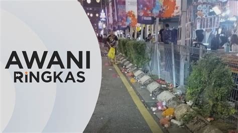 Awani Ringkas Dbkl Kecewa Kawasan Tumpuan Dicemari Sampah Youtube