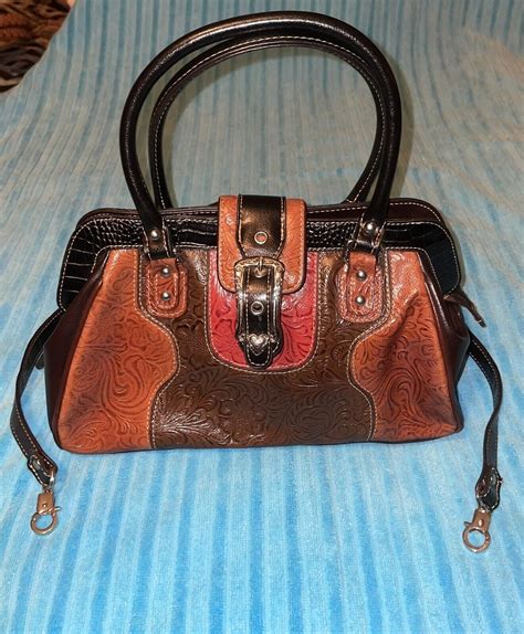 MC Marc Chantal Western Style Crossbody FauxLeather H Gem